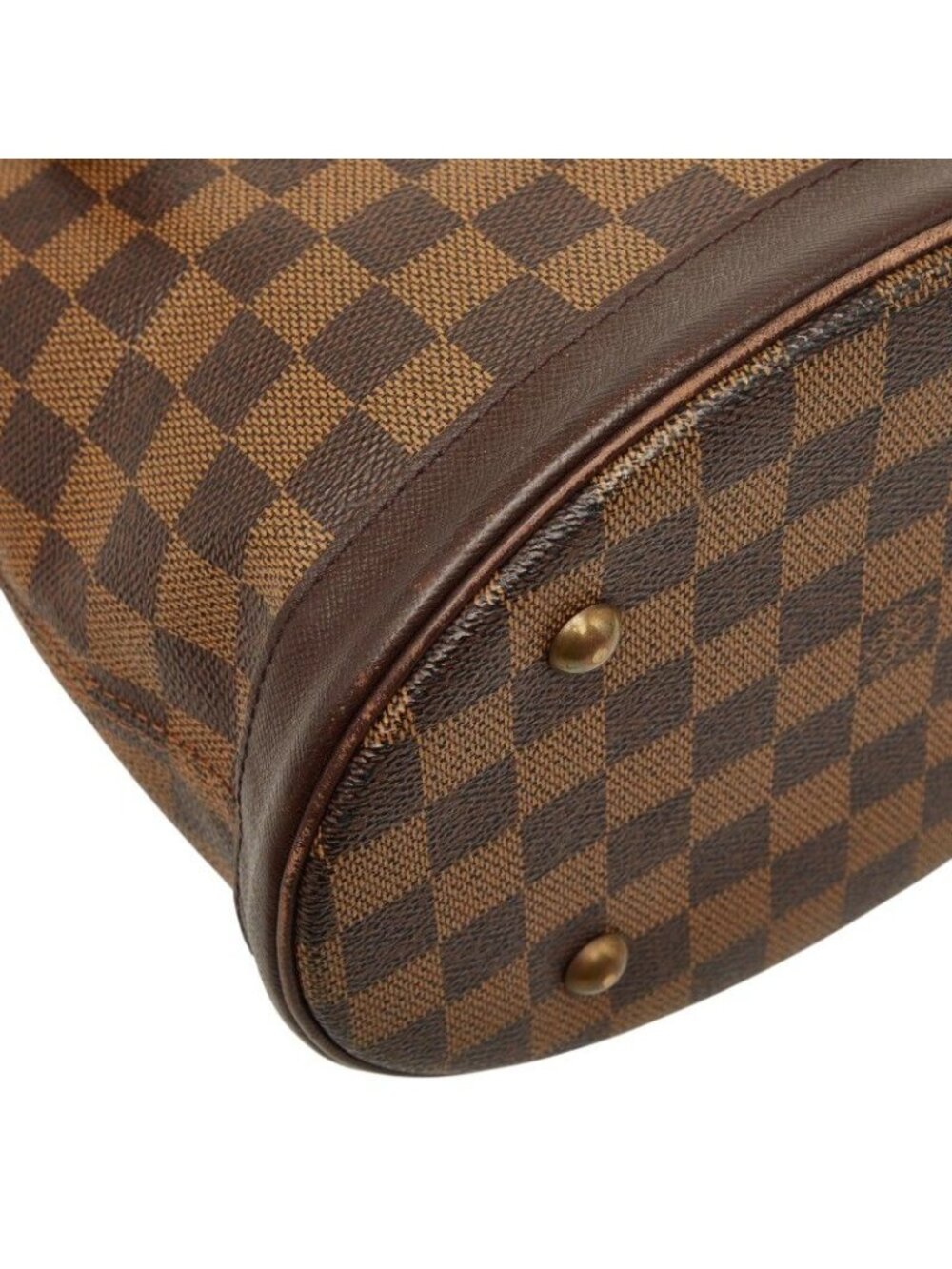 Louis Vuitton Damier Marais Tote Shoulder Bag Brown Leather - Picture 5 of 10